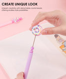 Crystal Doughnut Bead Gel Pen