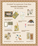 Verneuil's Creative Haven-Themed Grabie Scrapbook Club Box