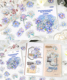 160 Pcs Flower Letter Sticker Set