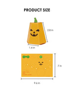 3 Sheets Grabie Exclusive Halloween DIY Kit paper pumpkin craft with size dimensions for art and scrapbook projects