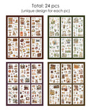 24 Sheets Little Bazaar Sticker Set