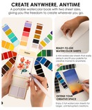 Foldable Watercolor Set Of 56