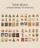 60 Pcs Christmas Overture Sticker Set