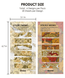 240 Pcs Sticky Memo Set