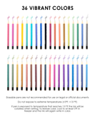 Medium Point Erasable Gel Pen Set