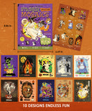 Grabie × Cole Cartoons Sticker Mosaics: Halloween Restoration Activity Book
