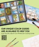 Landscape-Themed Watercolor Coloring Club Box