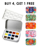 Watercolor Pocket Set - 5 Themes Value Bundle