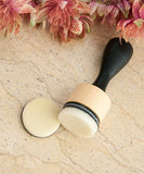 2 Pcs Wooden Handle Daubers With 4 Sponges