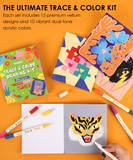Trace & Color Drawing Kit