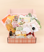 Sending Your Warm Wishes-Themed Grabie Scrapbook Club Box