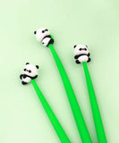 Diligent Panda Silicone Pen Set Of 3