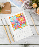 Metallic Watercolor Of 40 & Calendar Bundle