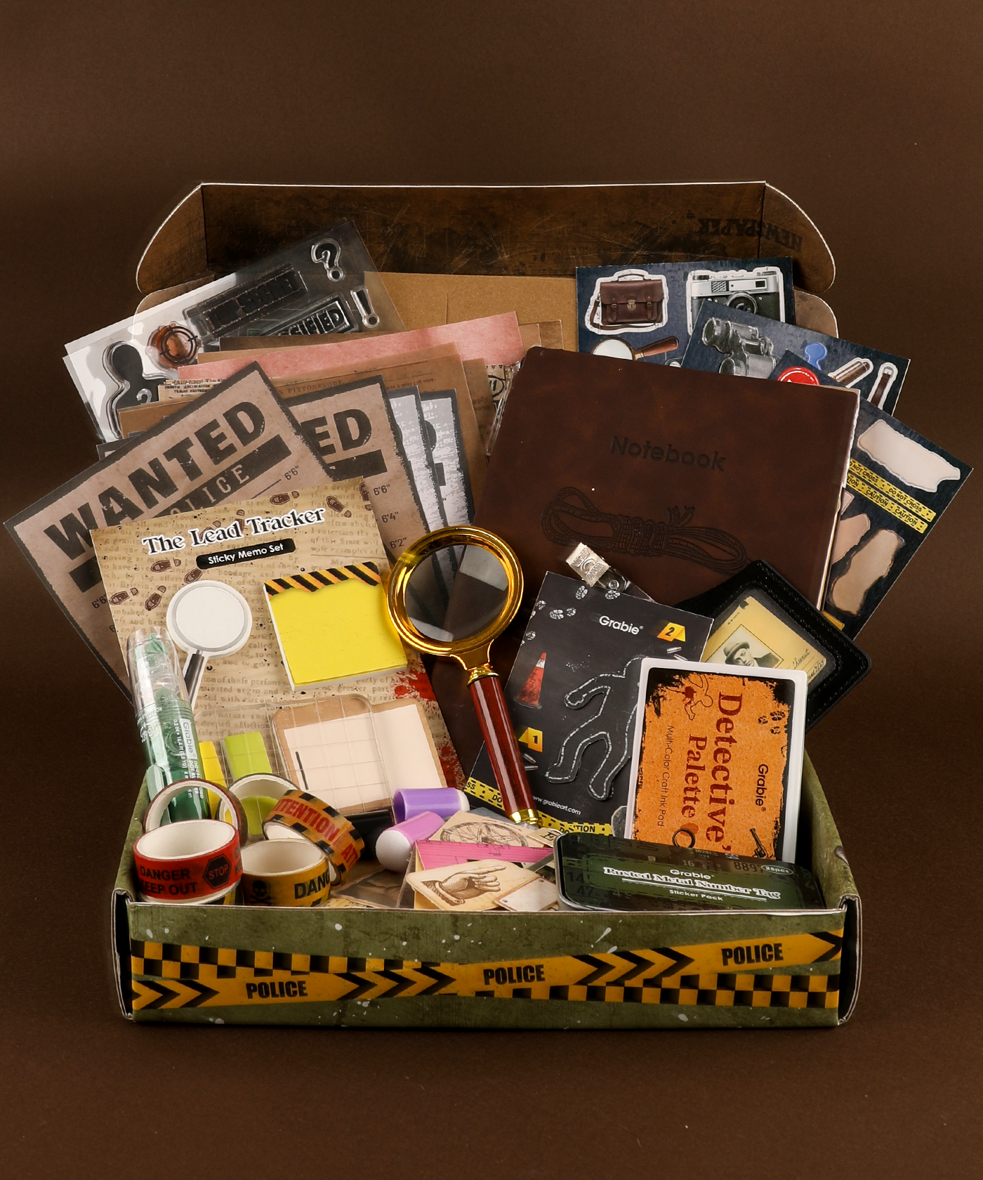 The Daily Investigator-Themed Grabie Scrapbook Club Box