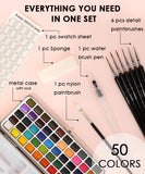 Watercolor Set Of 50 & Calendar Bundle