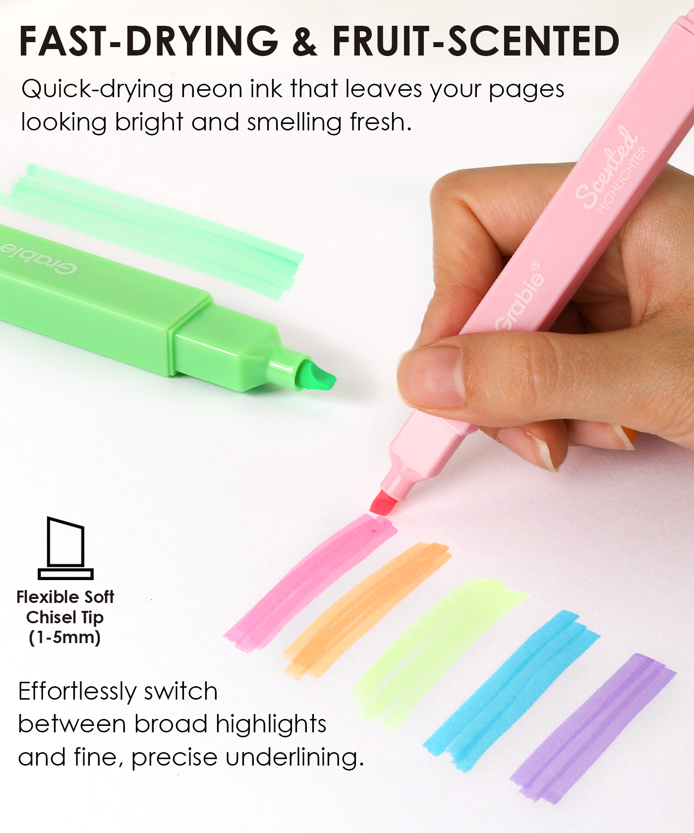 Fruit Scented Highlighter Set of 6