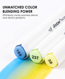Dual-Tip Alcohol-Based Marker Set Of 48 With Coloring Book