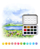 Watercolor Pocket Set of 12 - Landscape Colors