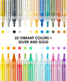 Medium Tip Acrylic Paint Marker Set Of 24