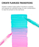 Easy-flow Brush Tip Acrylic Paint Marker Set Of 20
