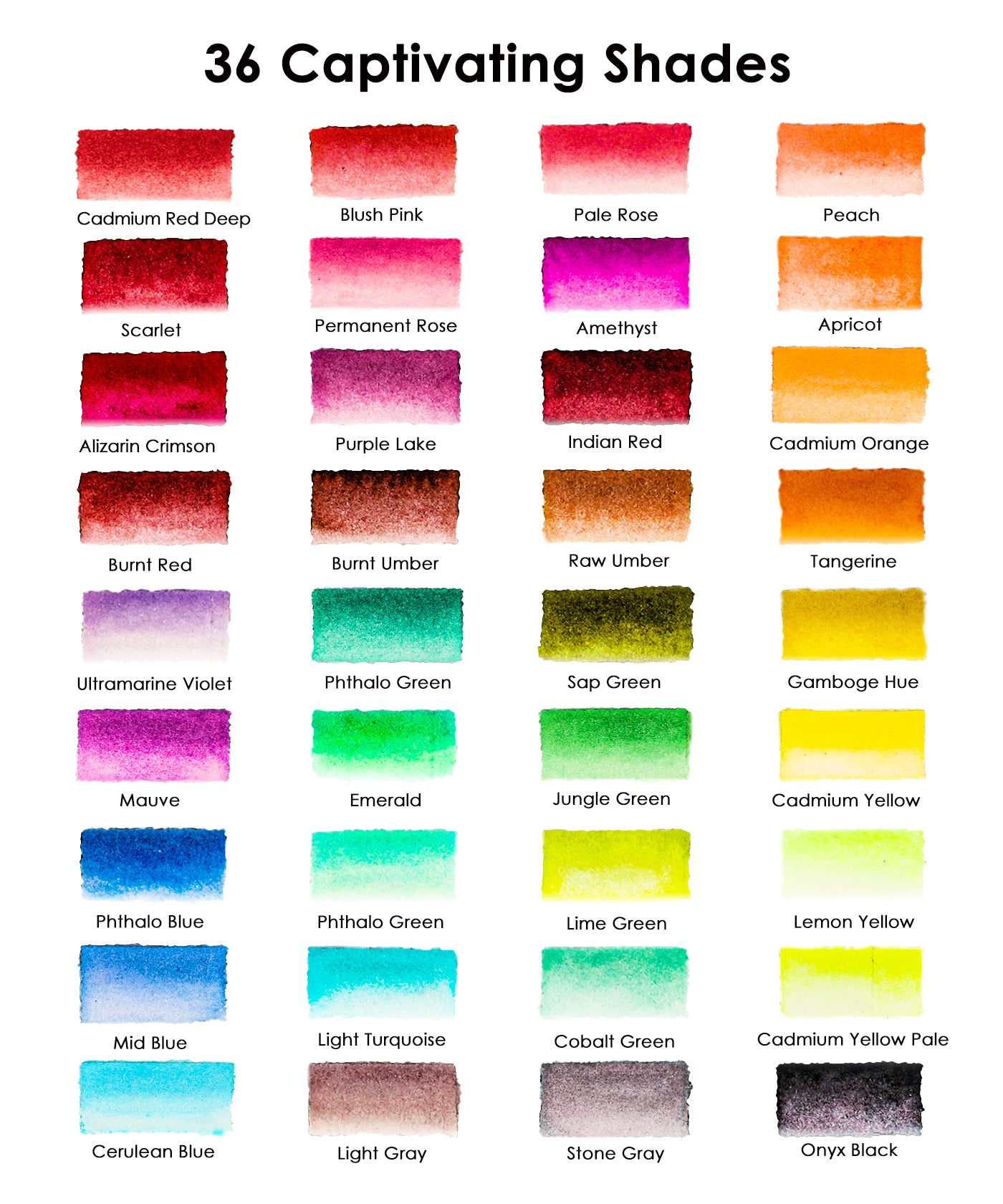 Watercolor Brush Size Chart Free PDF! - Watercolor Affair