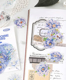 160 Pcs Flower Letter Sticker Set