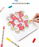 30 Sheets Feel Good with Color Easy Coloring Book