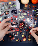 Grabie × Cole Cartoons: The Midnight Soirée Premium 3D UV Stickers