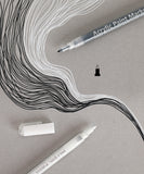 Black & White Extra Fine Tip Acrylic Paint Marker Set Of 6