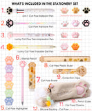 Kitty Paws Stationery Set Of 12