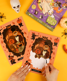Grabie × Cole Cartoons Sticker Mosaics: Halloween Restoration Activity Book