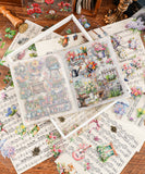 45 Sheets Grabie Exclusive Spring Garden Sticker Book