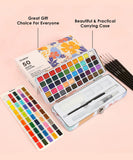 Watercolor Set Of 50 With Brush, Good Watercolor Sets, Pocket Watercolor Set, Pro Watercolor Set, Set Of Watercolor Paints, Grabie Watercolors, Grabie Watercolor