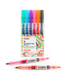 Dual-Tip Notetaking Pen Set Of 6