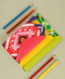 3 Pcs Hook-And-Loop Fastener Envelope Notebooks