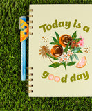 80 Sheets Good Day Spiral Notebook