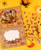 Grabie × Cole Cartoons Sticker Mosaics: Halloween Restoration Activity Book