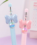 Crystal Bowknot Bead Gel Pen