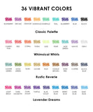 Medium Point Erasable Gel Pen Set Of 36