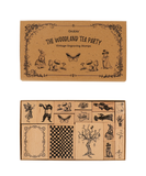The Woodland Tea Party Vintage Engraving Wooden Stamps Set (16 Pieces)