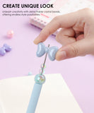 Crystal Bowknot Bead Gel Pen