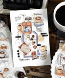 Coffee-Themed Grabie Scrapbook Club Box