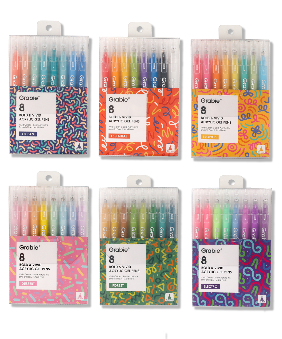 Bold & Vivid Acrylic Drawing Pen Set