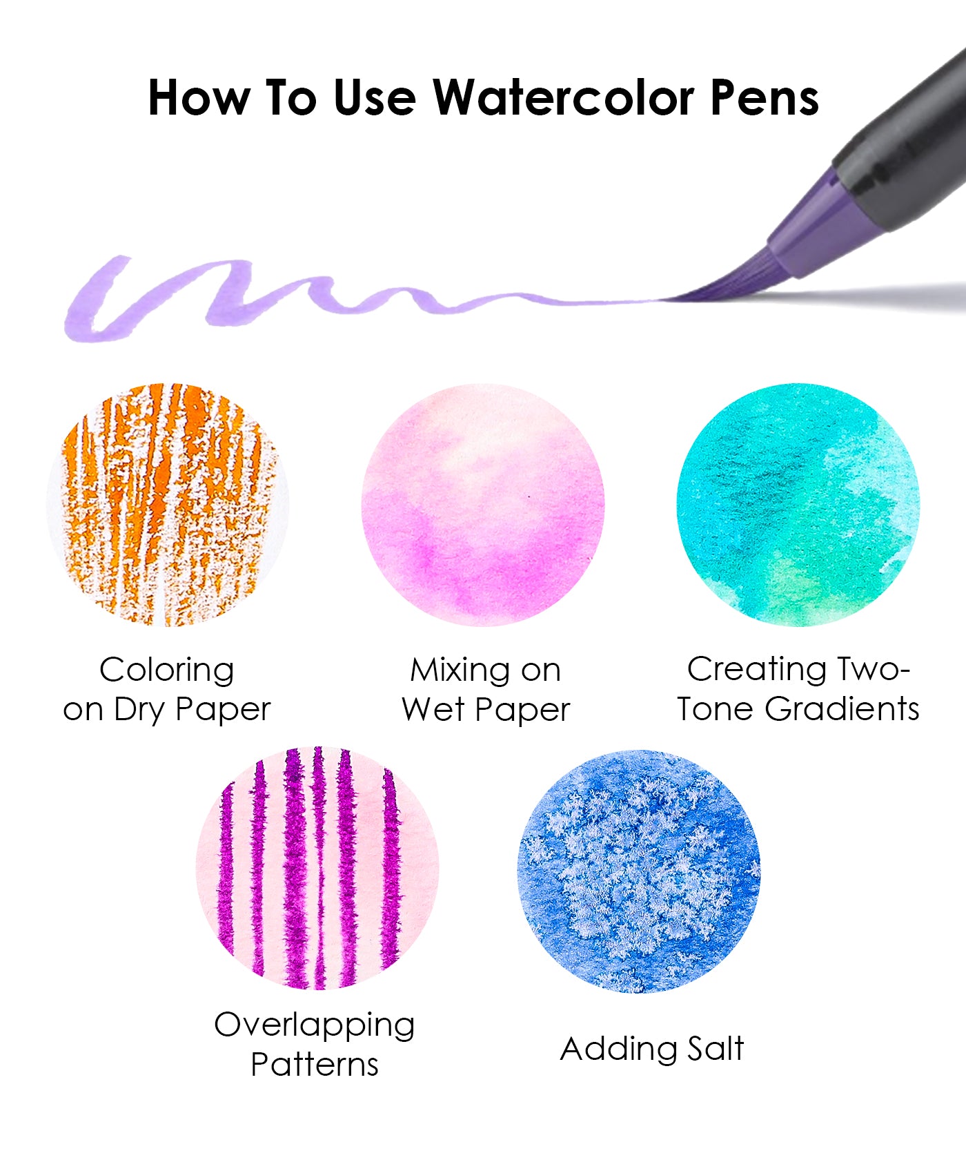 promotion 12 colors water color pens