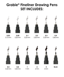 Fineliner Drawing Pen Set Of 12