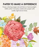 Autumn-Themed Watercolor Coloring Club Box
