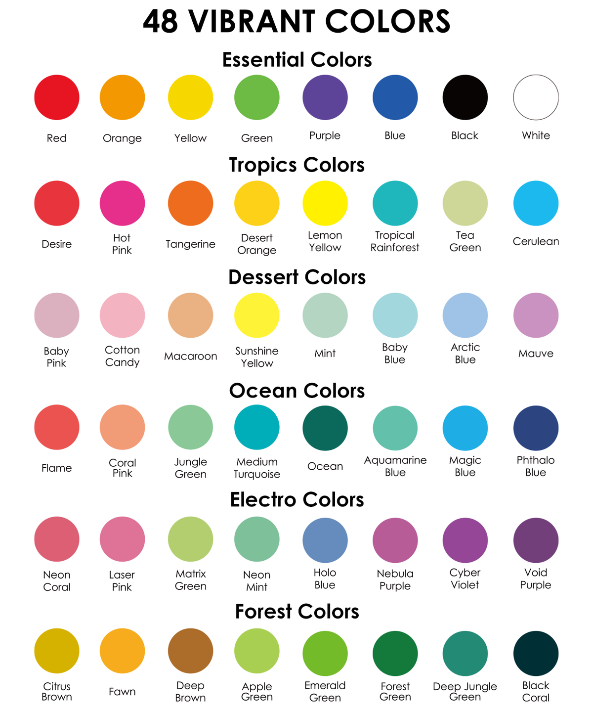 Bold & Vivid Acrylic Drawing Pen Set