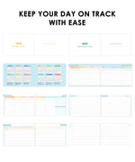 2-IN-1 2025 Monthly & Weekly Planner showing organized calendar and weekly planning pages for efficient scheduling