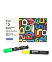 Broad Tip Acrylic Paint Marker Set Of 12