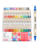 Dual Tip Acrylic Paint Marker Set of 36